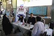 میز خدمت بنیاد شهید و امور ایثارگران استان کرمانشاه در مسجد جامع برگزار شد