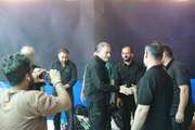 حضور معاون فرهنگی و آموزشی بنیاد شهید و امور ایثارگران در موکب «سلام شهید» شهر کربلا