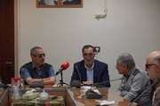 دیدار صمیمانه رئیس بنیاد شهید و امور ایثارگران با جانبازان خانه نور ایرانیان بصیر