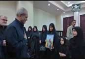 دیدار رئیسجمهور با خانوادههای معظم شهدا در شب دهم ماه محرمالحرام در حرم مطهر امام خمینی(ره)