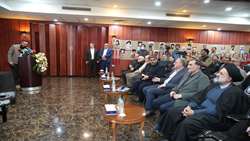 آیین بدرقه کاروان زیارتی خانواده شهدا و ایثارگران به عتبات عالیات و افتتاح پروژه‌‌های بنیاد و سازمان‌های تابعه