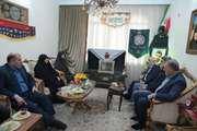 دیدار رییس بنیاد شهید و امور ایثارگران با خانواده شهید «محسن شاه نظری»