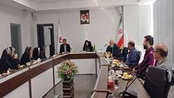 نشست صمیمانه هیئت تحریریه نشریه خط زندگی با معاون تعاون و امور اجتماعی بنیاد شهید و امور ایثارگران 