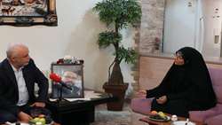 دیدار مهندس اوحدی با خانواده شهید امدادگر مجتبی ملکی
