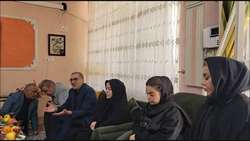 دیدار نمایندگان معاون رئیس جمهور با ۵ خانواده شهید جنگ رمضان 