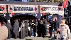 پردیس سلام شهید اداره‌ کل بنیاد شهرستان های استان تهران در مسیر راهپیمائی جاماندگان اربعین حسینی