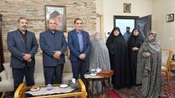 دیدار رئیس بنیاد شهید و امور ایثارگران با خانواده شهیدان افشردی (باقری)