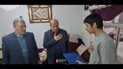 فیلم/ دیدار معاون فرهنگی و آموزشی بنیاد شهید با خانواده شهدای اغتشاشات 