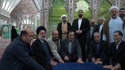 ادای احترام مدیران و مسئولان بنیاد شهید و امور ایثارگران به آرمان‌های انقلاب اسلامی