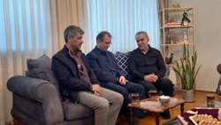 دیدار مدیرکل مددکاری و مشاوره بنیاد شهید و امور ایثارگران با خانواده شهیدان کیانی و سهرابی