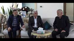 فیلم/ دیدار معاون بهداشت بنیاد شهید با خانواده شهدای اغتشاشات تروریستی
