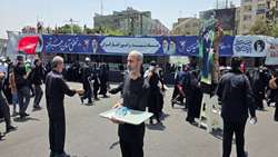 برپایی موکب سازمان فرهنگی، هنری، ورزشی و سیاحتی کوثر با همکاری بنیاد در  مصلی امام خمینی(ره) 