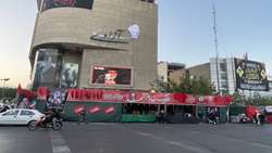 گزارش برپایی موکب خدمت‌رسانی به مناسبت مراسم وداع با امام شهید