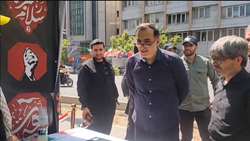 بازدید رئیس بنیاد شهید و امور ایثارگران از مواکب بنیاد /تاکید بر خدمات رسانی شایسته با تمامی ظرفیت ها به زائران مراسم تشییع رهبر شهید