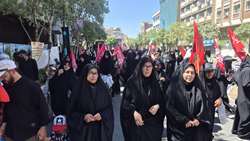 بازدید سرپرست اداره کل حوزه ریاست  از موکب‌های بنیاد شهید و امور ایثارگران در شهر مشهد