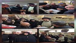 بازدید مسئولین بنیاد شهید و امور ایثارگران از موکب مؤسسه پیام آزادگان خراسان رضوی