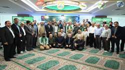 جشن عید غدیر با حضور رئیس بنیاد شهید در نمازخانه برگزار شد