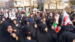  تشییع دومین کاروان شهدای کاشان و بیعت مردم با خلف صالح امام شهید   