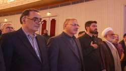 مراسم سالگرد شهادت آیت الله شهید سید ابراهیم رئیسی در تالار وحدت برگزار شد
