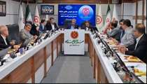  مدیرعامل و رئیس هیئت‌مدیره صندوق قرض‌الحسنه شاهد در پایان مجمع عمومی عادی سالیانه این صندوق
